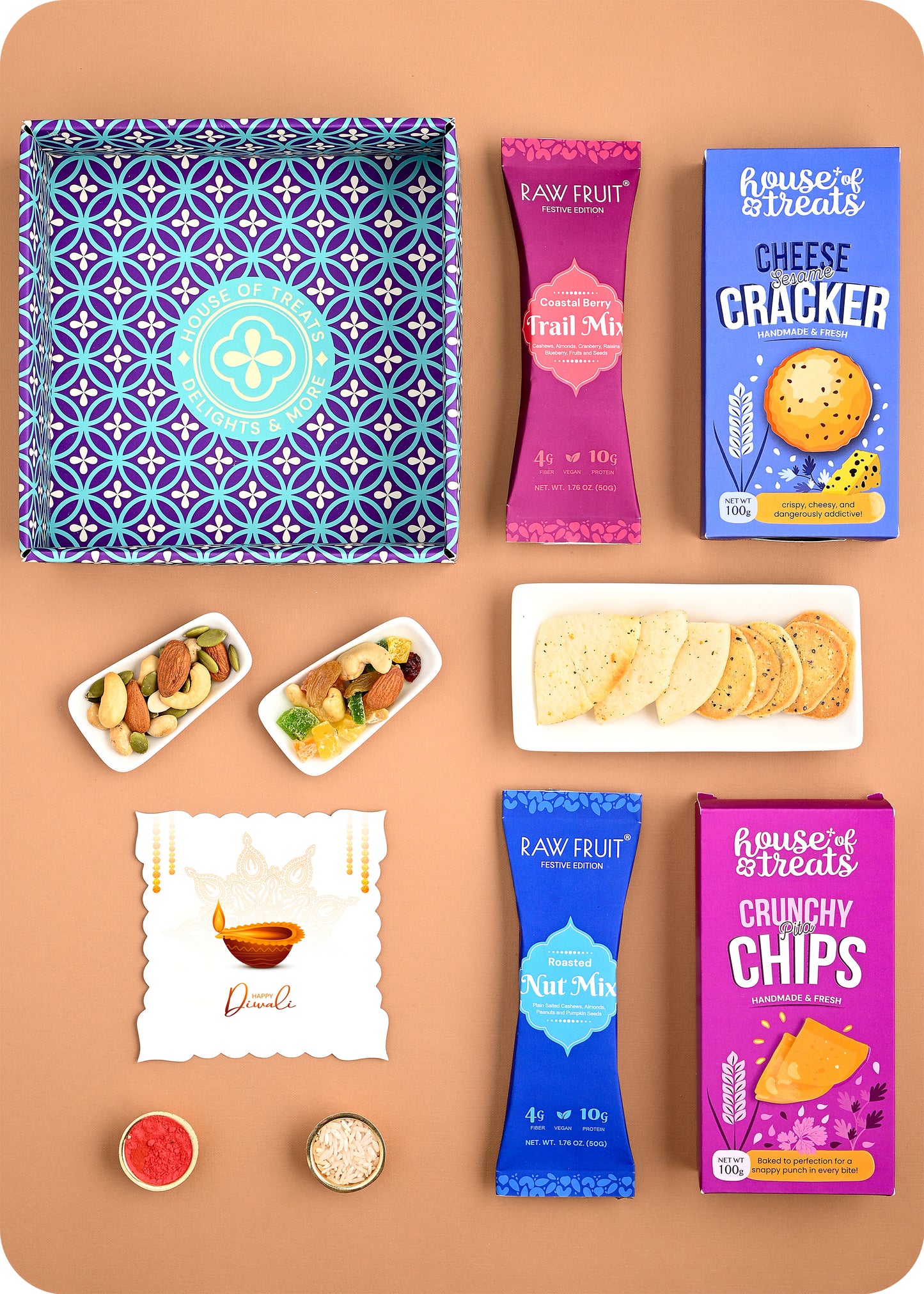 Diwali Box: Cookies & Trail Mix