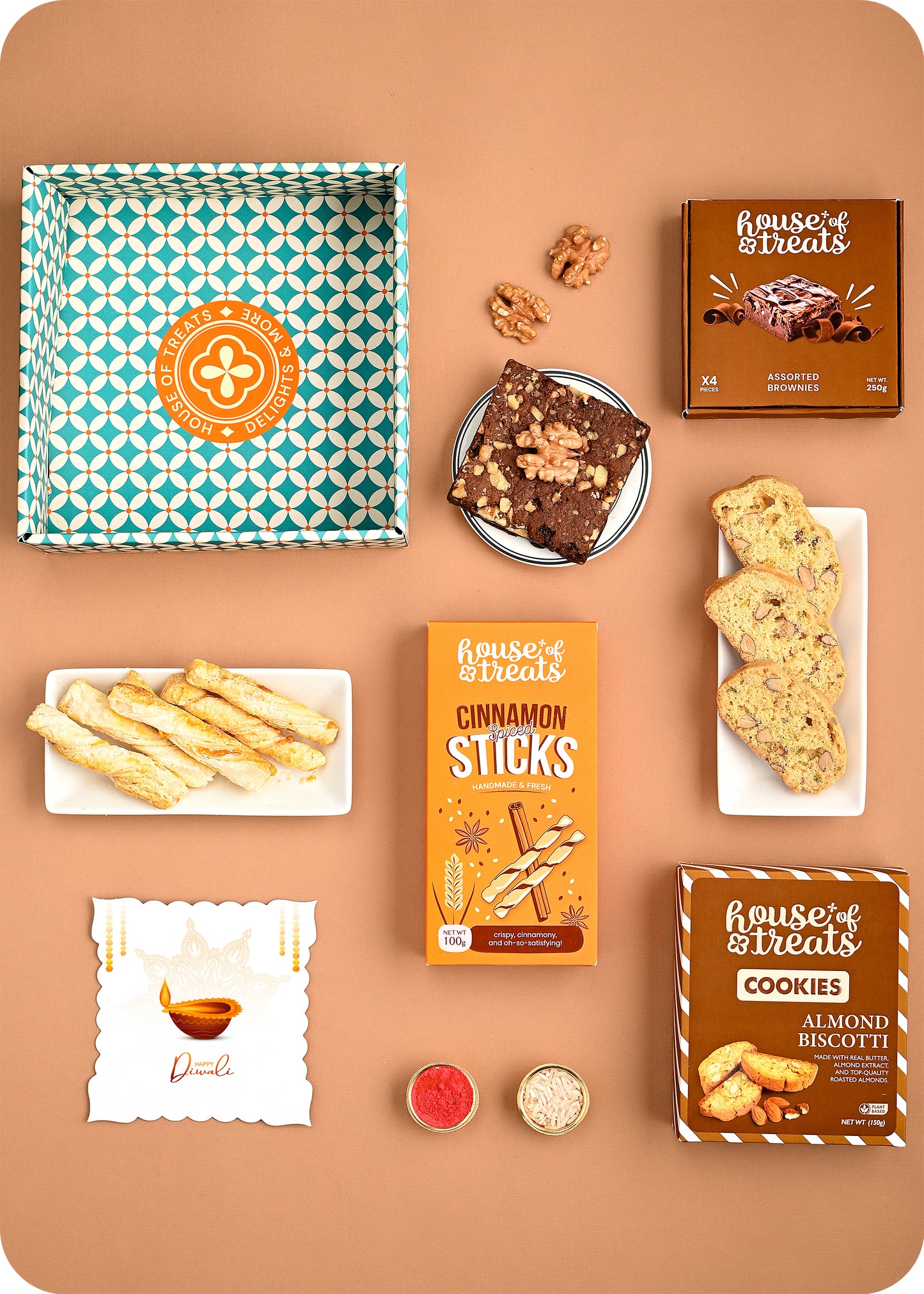 Diwali Gift Delight: Snacks & Cookies