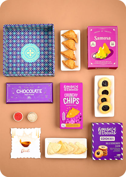 Diwali Treasure: Cookies, Snacks & Chocolate