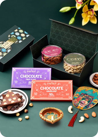 Diwali Gift ChocolateBar With DryFruits