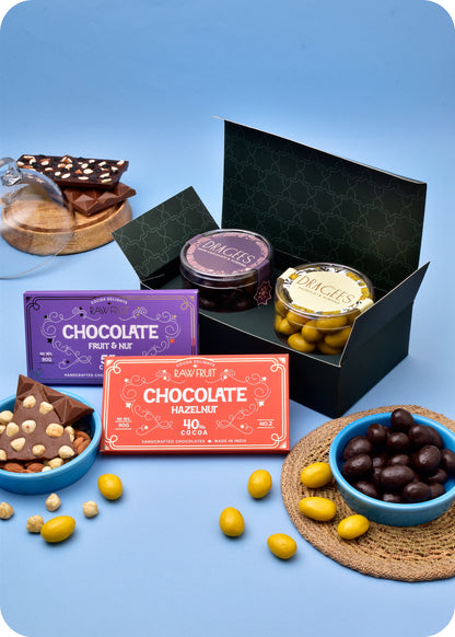 Diwali Gift Hamper Chocolate Bar Dragees