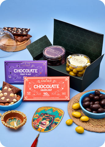 Diwali Gift Hamper Chocolate Bar Dragees