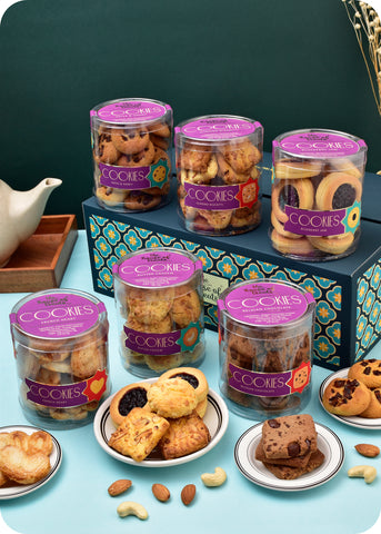 Diwali Gift Hamper Pack 6 Cookies Combo