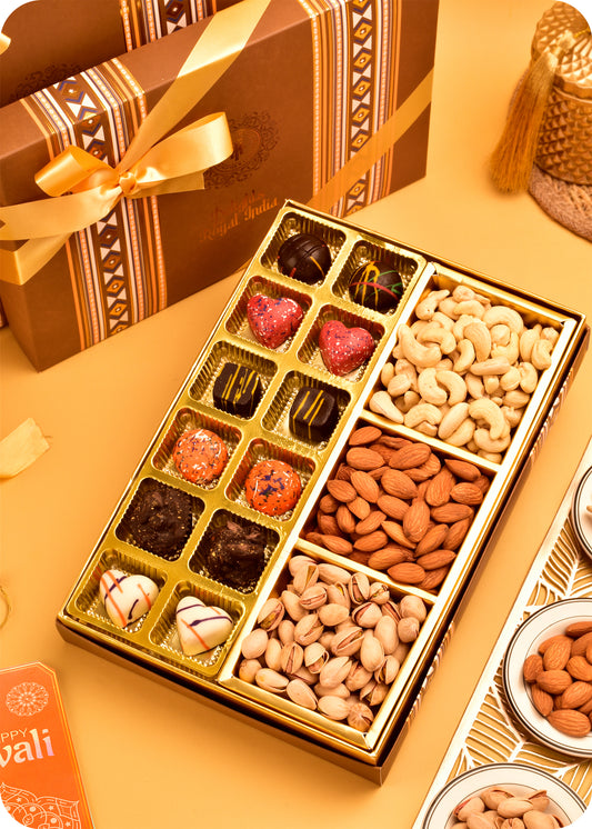 Assorted Chocolates & Dry Fruits