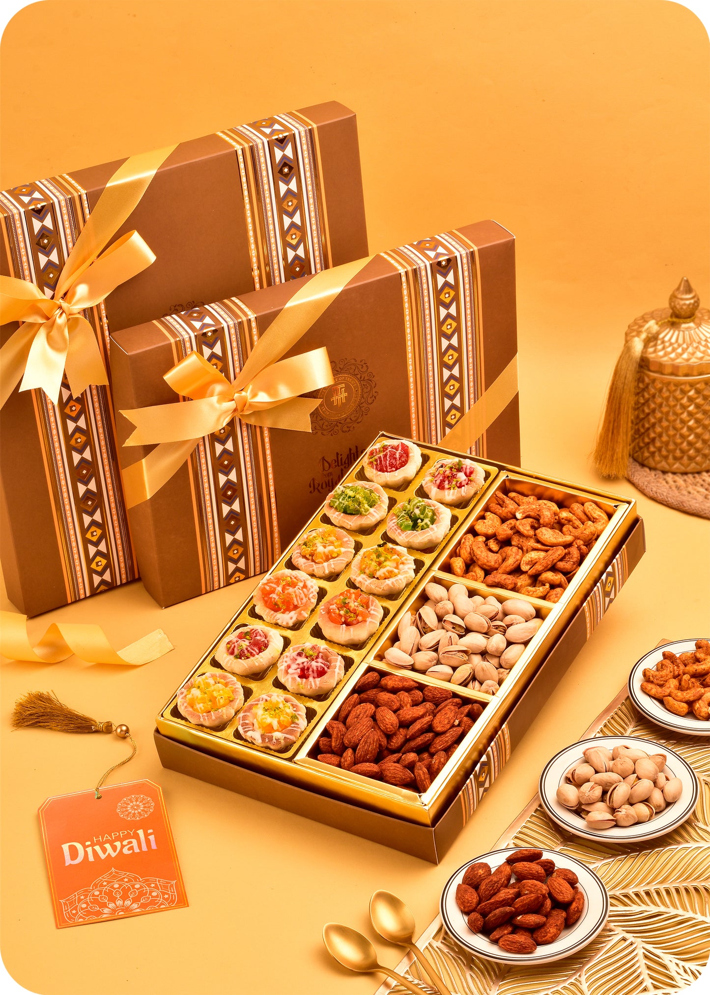 Diwali Sweets Tarts Roasted DryFruits Diwali Gifts Items