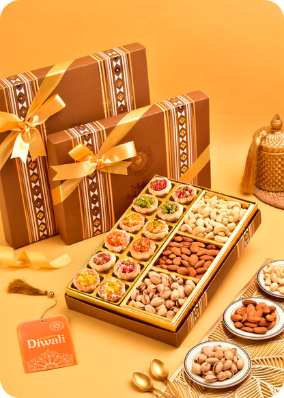 Assorted Almond Fruit Tart & Dry Fruits