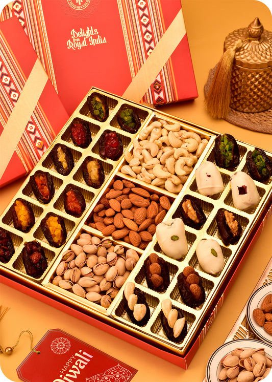 Exquisite Dates and Delighted Dry Fruits Gift Box