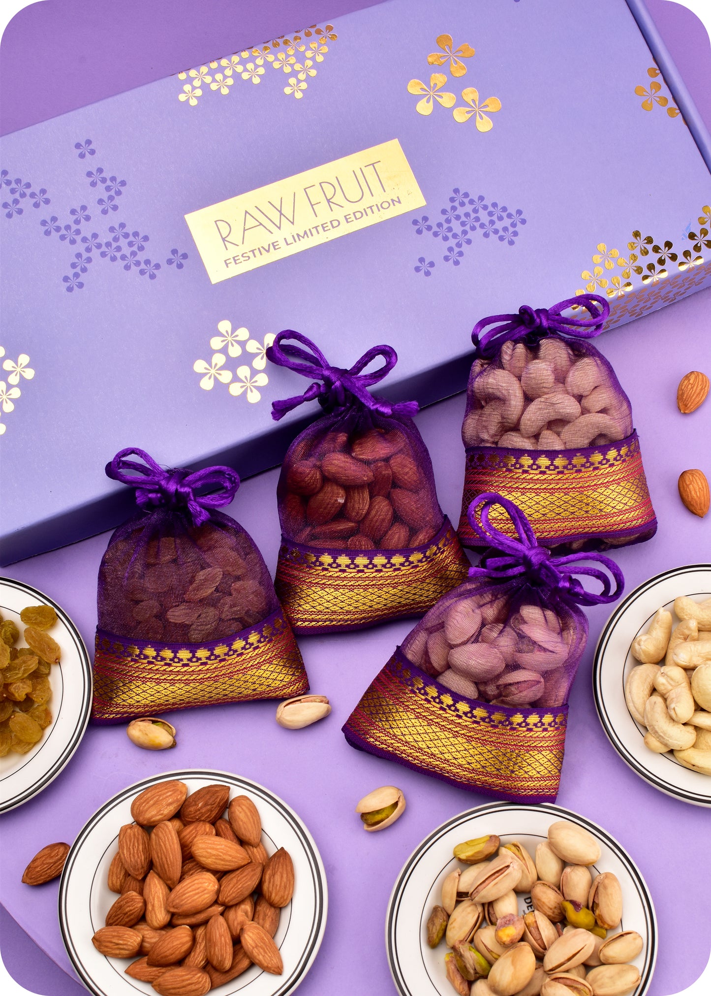 Diwali Gift Dryfruits with Marzipan