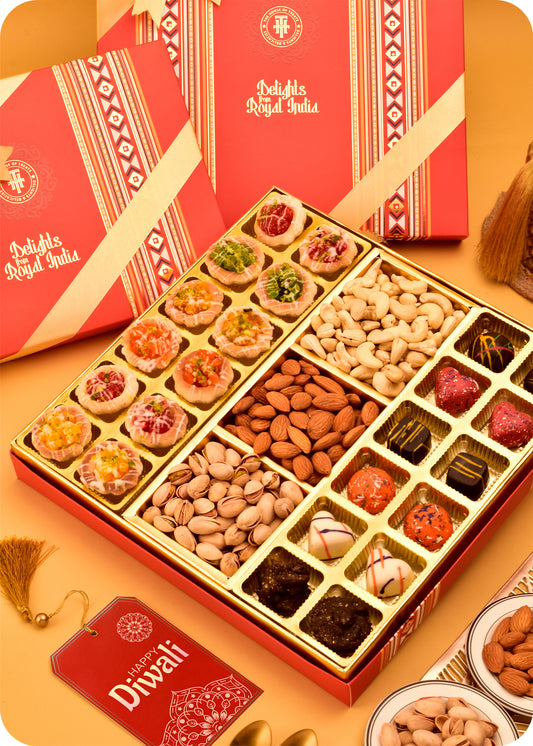 Diwali Sweets Tarts DryFruits Choco Diwali Gifts Items