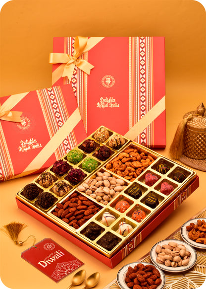 Diwali Sweets Roasted DryFruits Choco Diwali Gifts Items