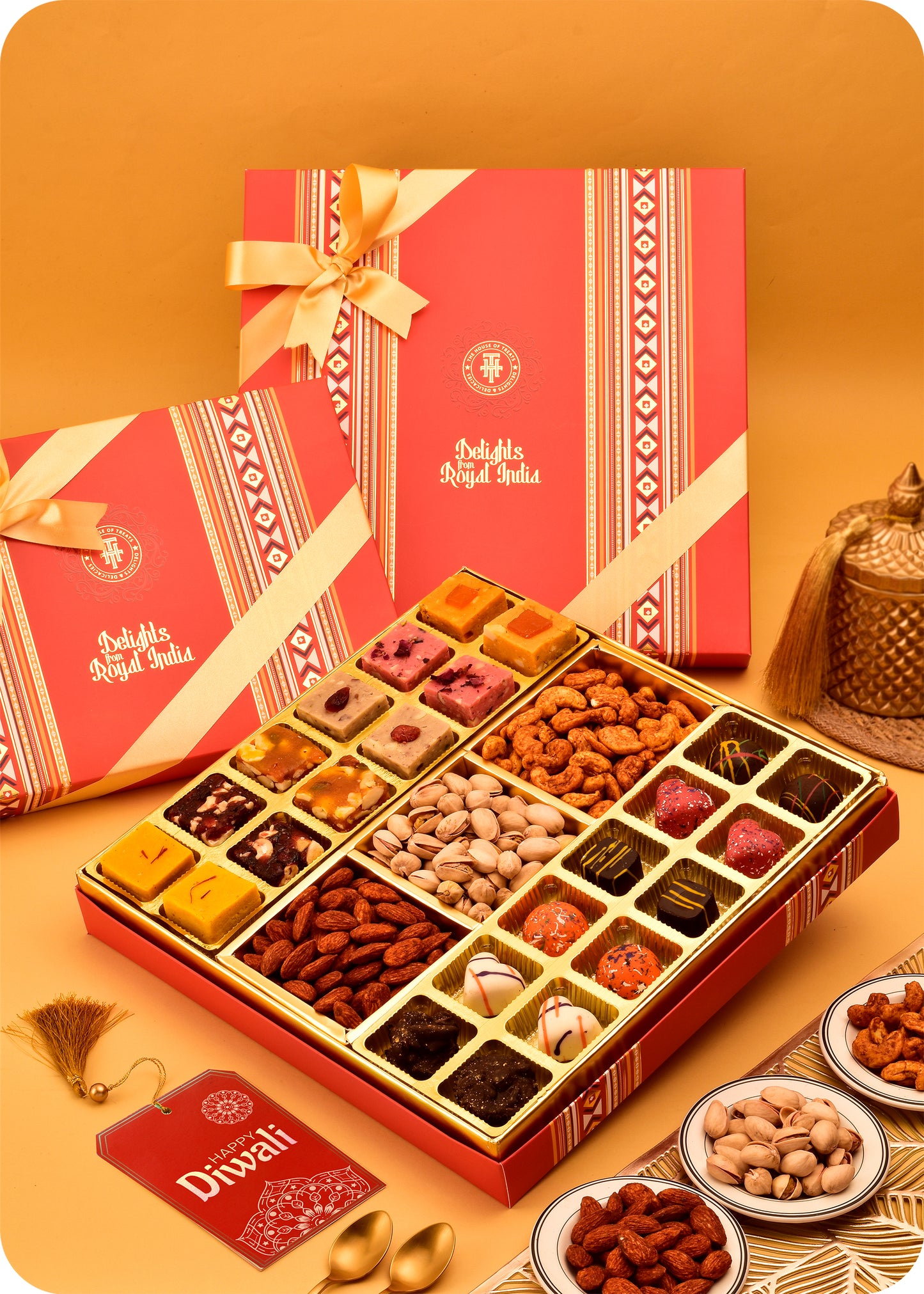 Diwali Sweets Fudge Roasted DryFruits Diwali Gifts Items