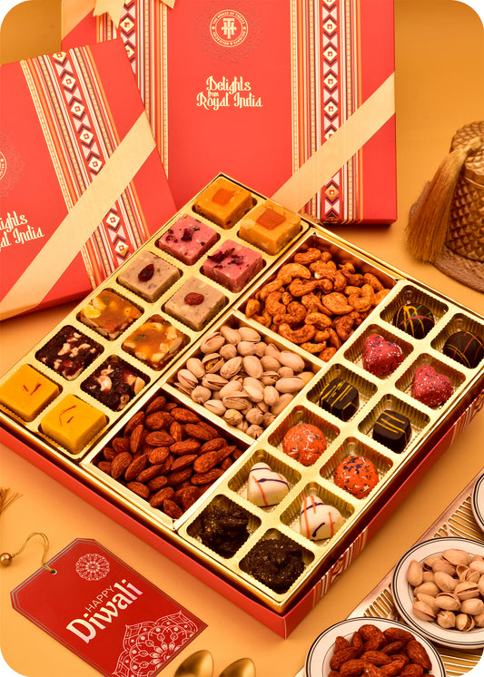 Diwali Sweets Fudge Roasted DryFruits Diwali Gifts Items