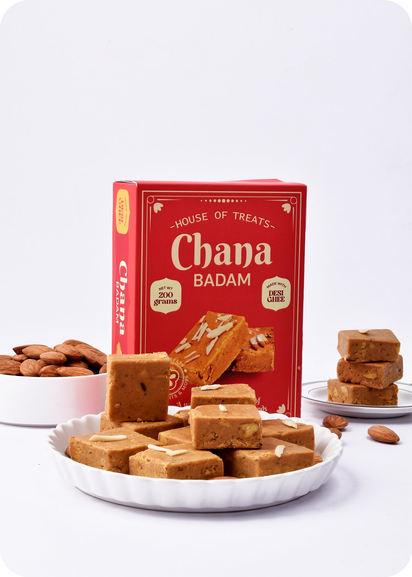 Diwali Sweets: Channa Badam Barfi