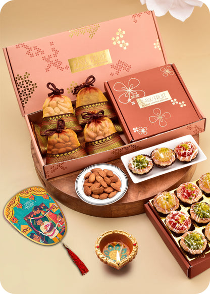 Diwali Gift Dryfruits with Tarts