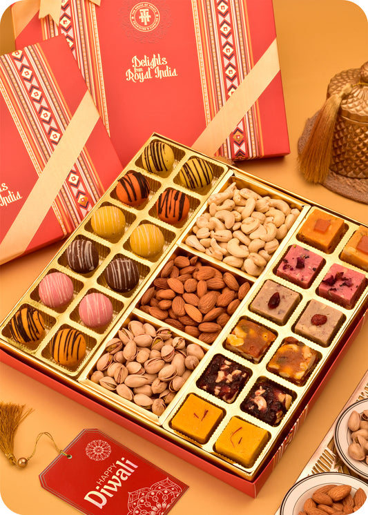 The Perfect Trio: Fudge, Marzipan, and Dry Fruits for Flavorful Bliss