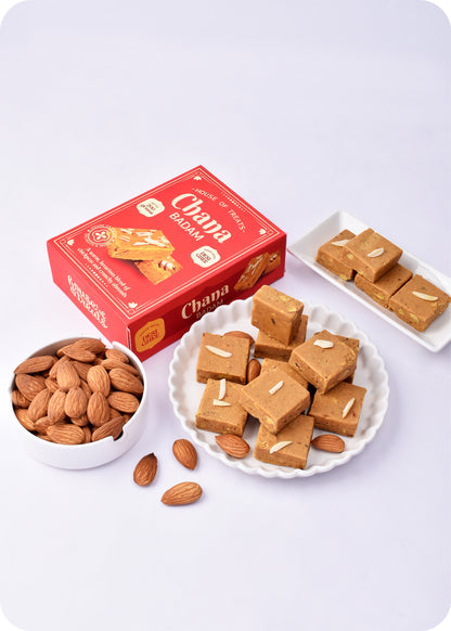 Diwali Sweets: Channa Badam Barfi