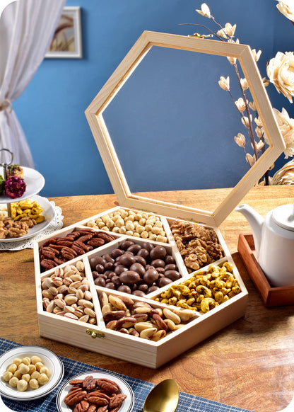 Premium Dry Fruit Gift Box with Chocolate Dragees