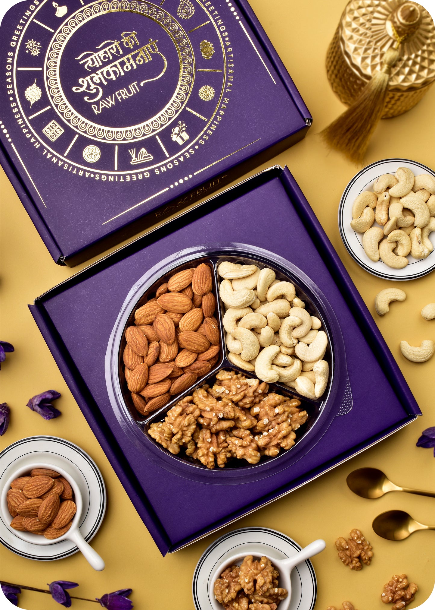 Diwali Gift Box Cashew Almond Walnut