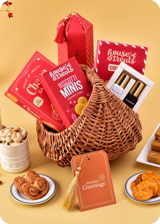 Festive Diwali Hamper: Cookies , Snacks , Dryfruits & Sweets