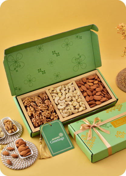 Diwali Dryfruit Box: Cahew, Almond, Walnut