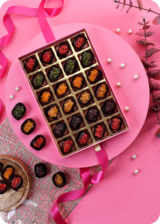 Assorted Candy Dates- 24 Piece