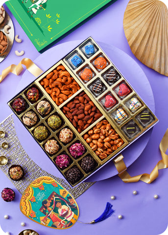 Diwali Sweets Roasted DryFruits Choco Diwali Gifts Items