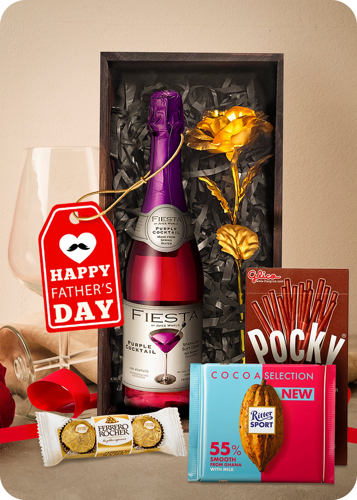 Unforgettable Gift Box Combo with Chocolate