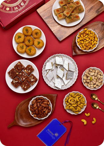 Diwali Sweets Gift Hamper With DryFruits