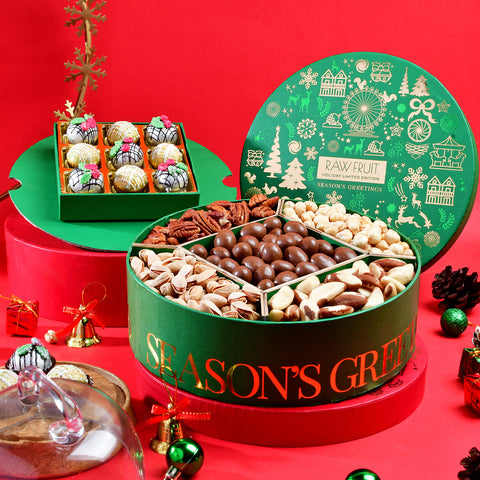 Christmas Gifts Premium Dry Fruits, Dragees, & Marzipan