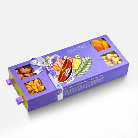 Maalpani Diwali Dry Fruits Gift Hamper Box , Gift Hamper Box Pack , Diwali  Festival, 200g ( 50g Each Kaju, Badaam, Kishmish, Pista) Pack of 1 , for  Family / Friends / Office / Clients -