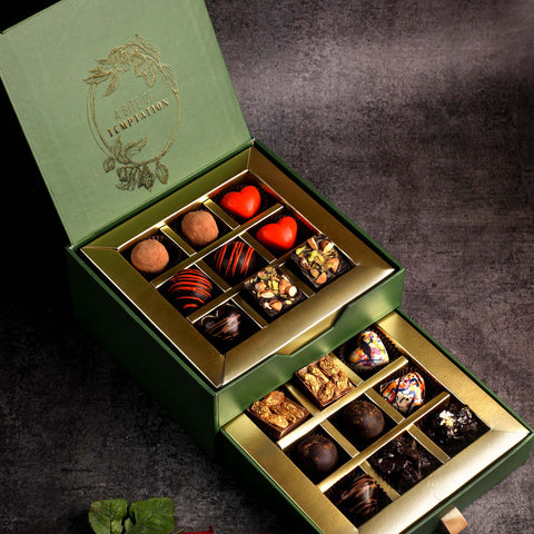 Buy Chocolate Box, Candy Box, Gift Box - Set of 10 Pieces - Designer Golden  - Size 2 online in India at best price