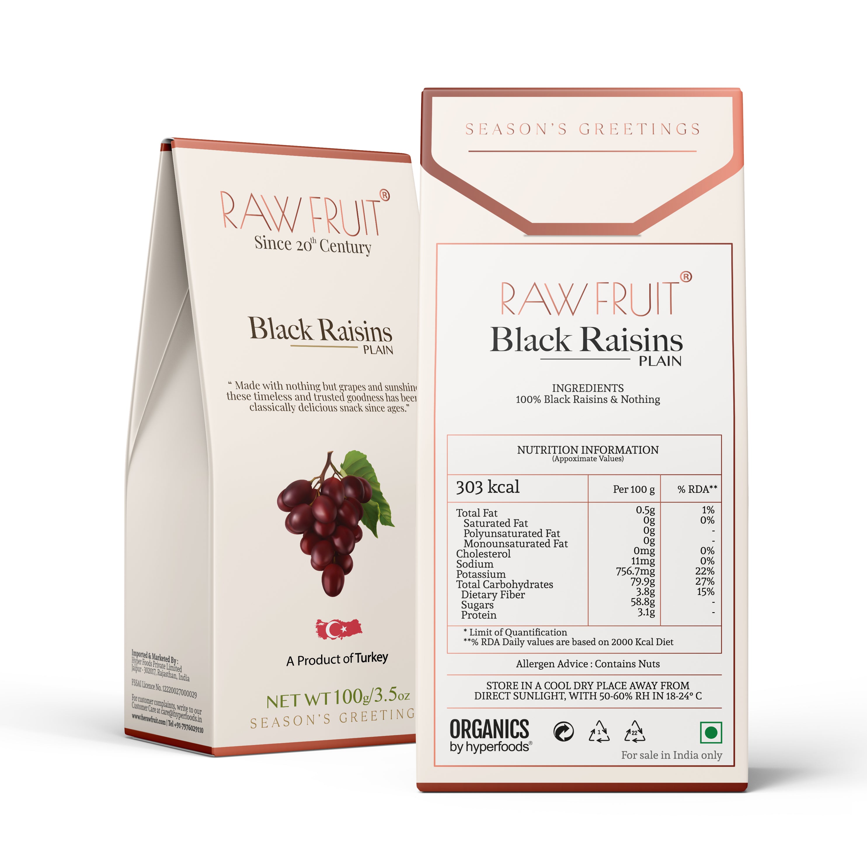 Dry Fruit Combo Pack Premium Black Raisins BrazilNut