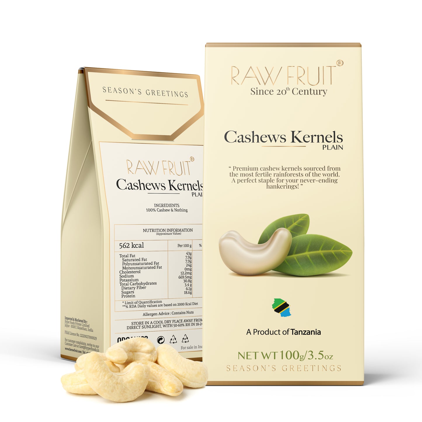 RawFruit Tanzania Cashew Pack