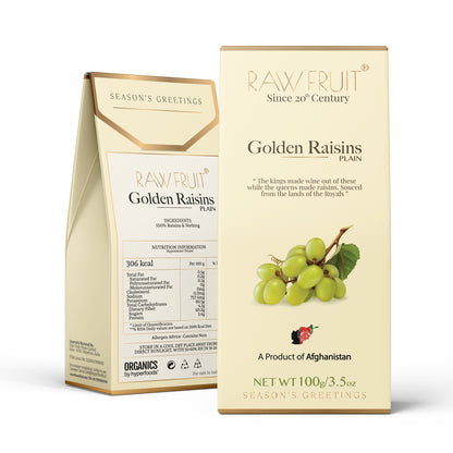 RawFruit Afghanistan Golden Raisins Pack