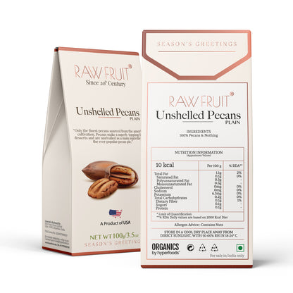 RawFruit Unshelled Pecans Pack