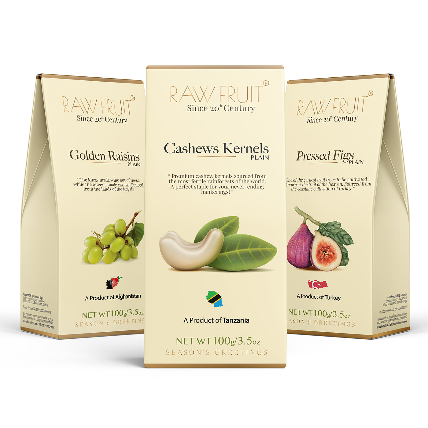 Dry Fruits Combo Pack Cashew, Raisins, & Figs