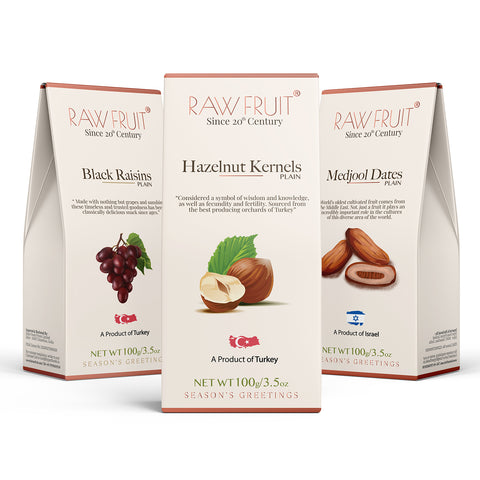 Dry Fruits Combo Pack Hazel Nut, Black Raisins, & Dates