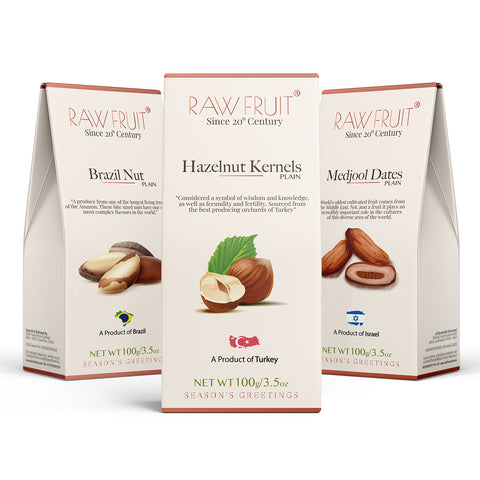 Dry Fruits Combo Pack Hazel Nut, Brazil Nut, & Dates