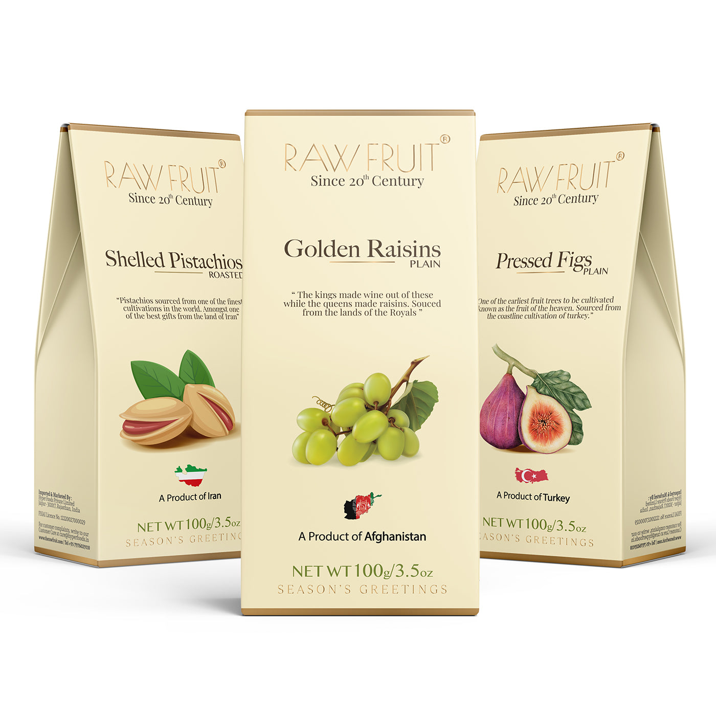 Dry Fruits Combo Pack Raisins, Pistachio, & Figs