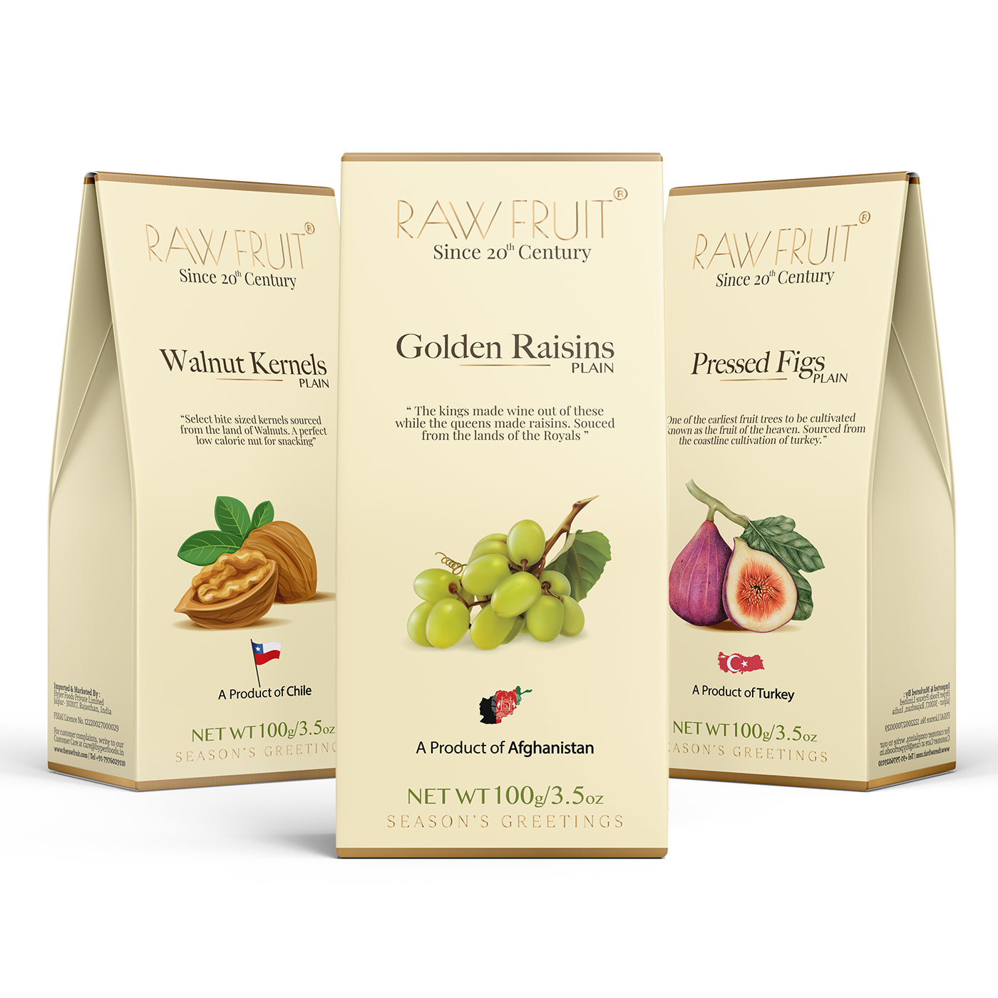 Dry Fruits Combo Pack Raisins, Walnut, & Figs