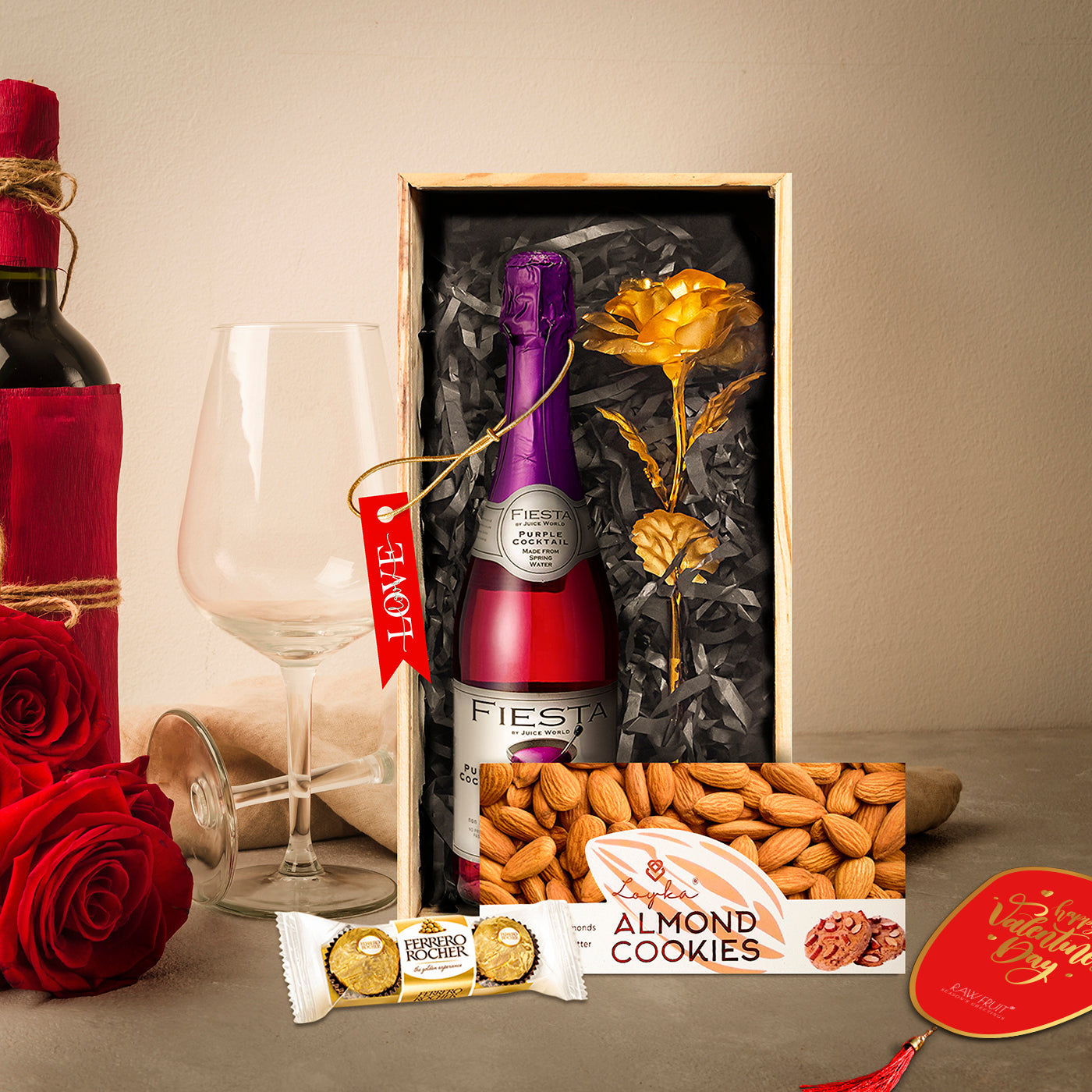 Buy/Send Valentine Sweet Affair Gift Combo Online- FNP