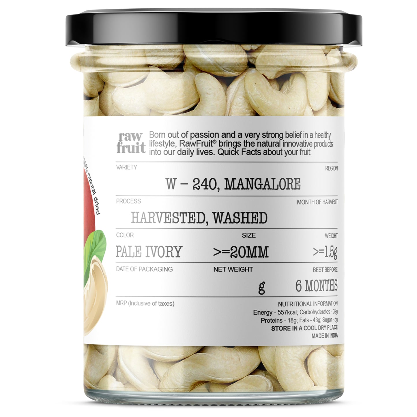 Cashew W240 - HyperFoods.in