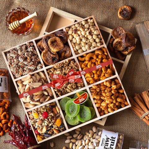 Buy Dried Fruits & Nuts Gift Hamper Online - The Gourmet Box