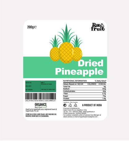 Raw Fruit Dried Pineapple