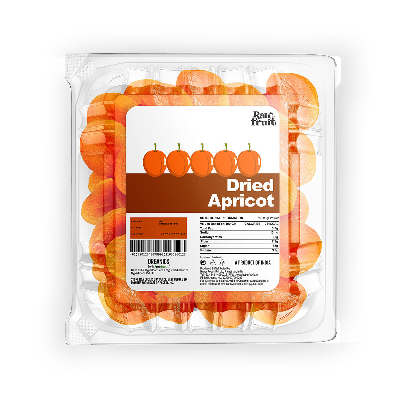 Raw Fruit Dried Apricot