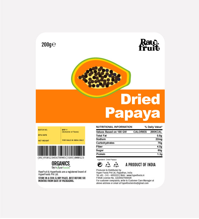 Dried Papaya