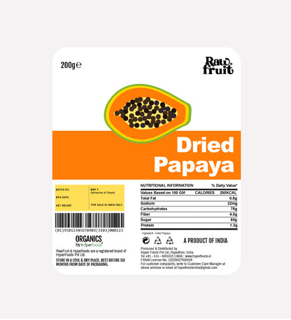 Dried Papaya